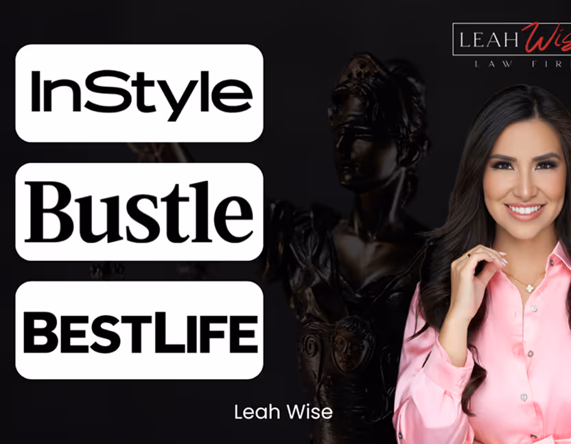 Leah Wise Law Firm and CrashGal Couture featured in Otter PR case study with InStyle, Bustle, and BestLife.